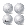 Balles de golf de logo personnalisé du tournoi